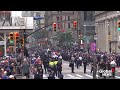 New York Knicks victory parade: Fans flood streets of Manhattan to celebrate NBA champions | FULL