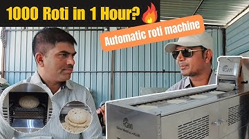 Automatic Chapati Making Machine Demo | Roti Machine for Restaurant, Canteen, PG, mess | Hindi Guide
