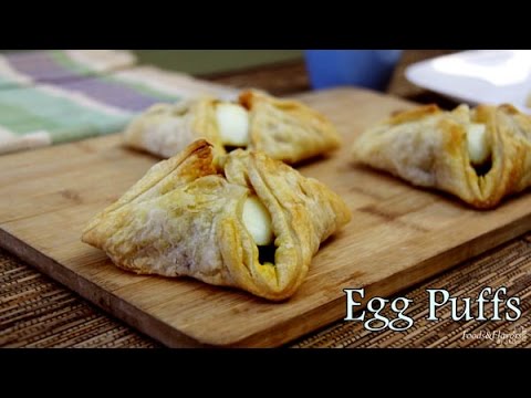 Egg Puffs Pastry Recipe - Puff Pastry Recipe - Indian Tea Snacks recipes / Puff Pastry Sheet Recipe | Foods and Flavors