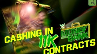 CASHING IN 11K MONEY IN THE BANK CONTRACTS! : WWE SuperCard