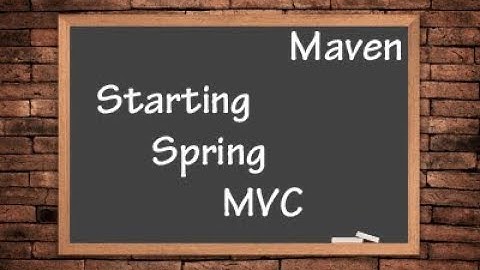 Spring MVC Hello World using Maven in Eclipse
