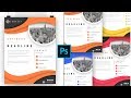 Creative A4 Flyer Design - Photoshop CC Tutorial | Hindi/Urdu Tutorial |