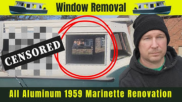 Boat Rescue EP 6: Aluminum Boat Restoration | Removing Old Window Frames From a 28ft Project Boat
