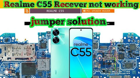 Realme C55 Recever not working problem jumper solution|#thesoilboy