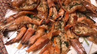 جمبرى بالزبده||Butterfly shrimp||الطريقه من داخل اكبر مطعم اسماك فى مصر 2020