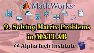 9.  Solving Special Matrix Problems in MATLAB | Built-in Functions in MATLAB | MATRIX | College Math Profile