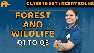 Forest and Wildlife Class 10 SST Geography| Chapter 10 | Ncert Solutions Questions 1-5 screenshot 2