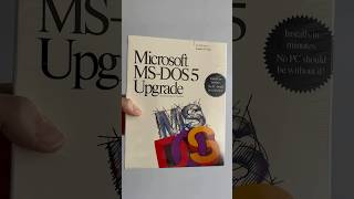 MS-DOS 5 Big BOX Upgrade (1991) #retro #retrokomputer #90s #msdos #dos