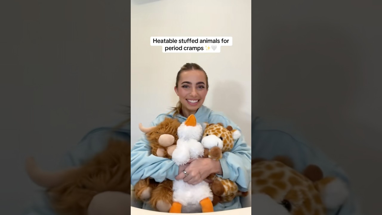 Heatable plushies for cramps? Game changer.🧸✨ The people that get it, get it. 