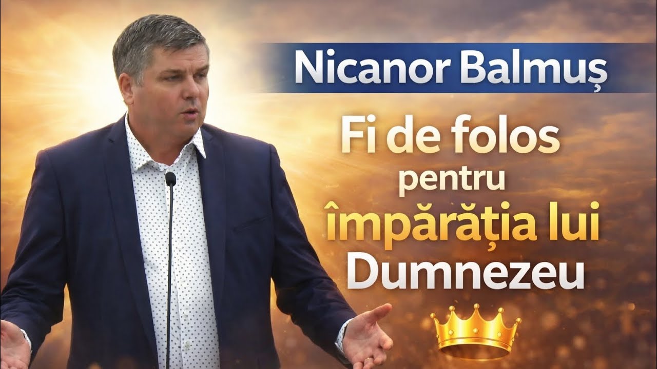 Nicanor Balmuș-❗️Fi de folos pentru împărăția lui Dumnezeu..