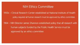 Ppcr Program A Great Overview Of Irb Ethic Committees In Clinical Research By Our Ta Bob Weinberg
