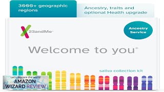 23andMe Ancestry Service DNA Test Kit with Personalized Genetic Reports Including Review