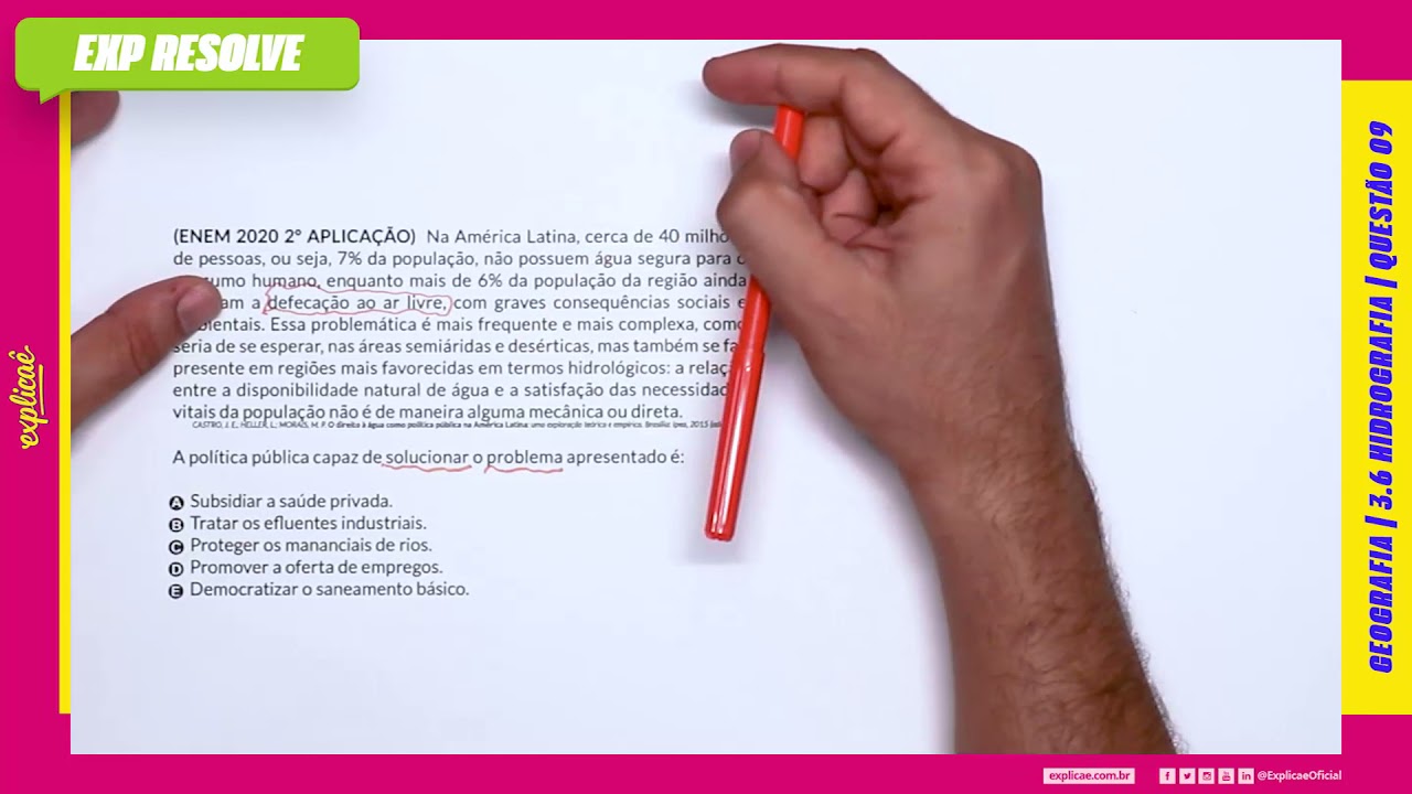 NA AMÉRICA LATINA, CERCA DE 40 MILHÕES DE PESSOAS, OU SEJA, 7% DA POPULAÇÃO (...) | HIDROGRAFIA