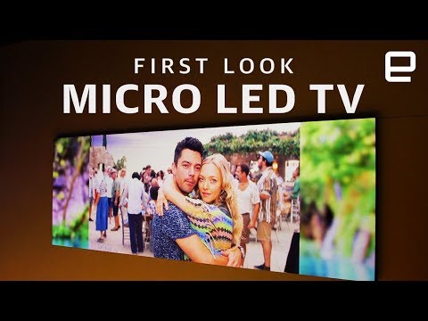 Samsung Micro LED TVs First Look at CES 2019