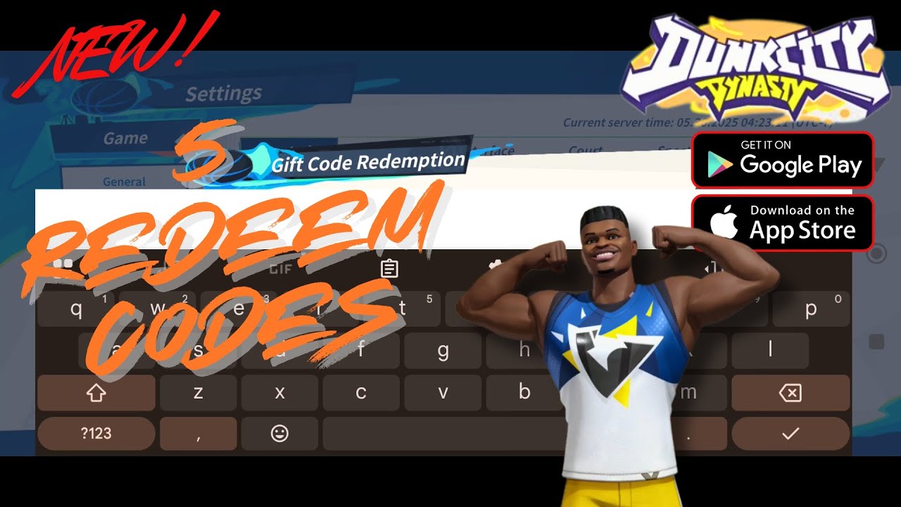 5 NEW REDEEM CODES IN DUNK CITY DYNASTY - YouTube