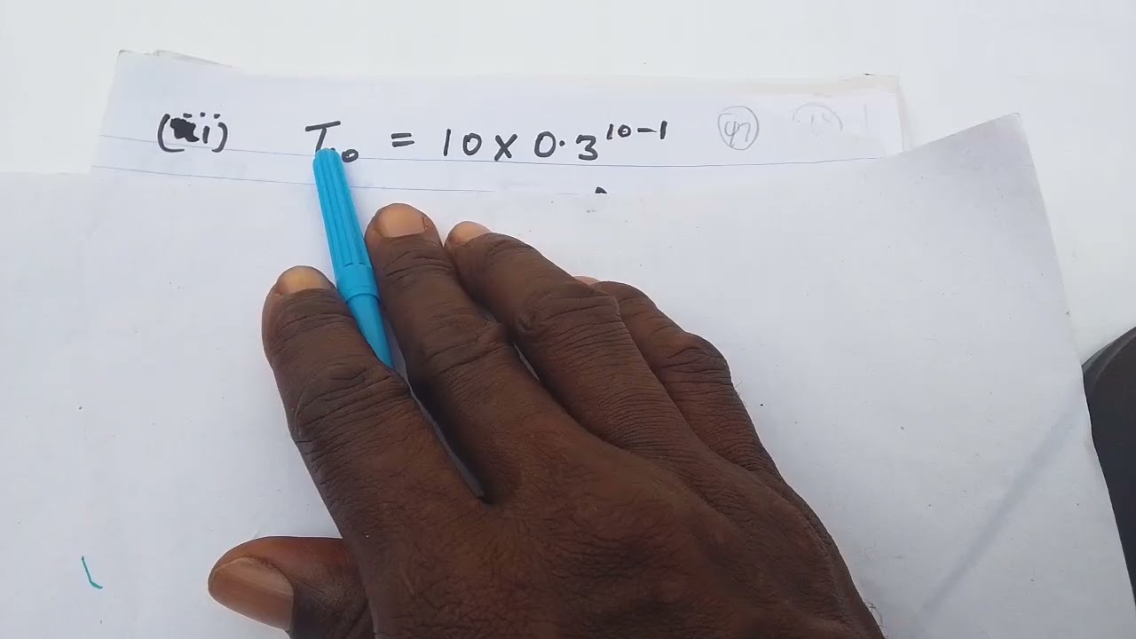 Sequence and Series 8: Further Mathematics ss1 2nd term 