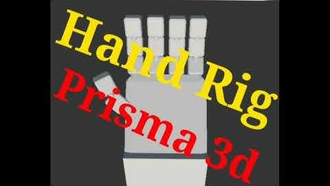 Hand Modeling & Rig in Prisma 3d