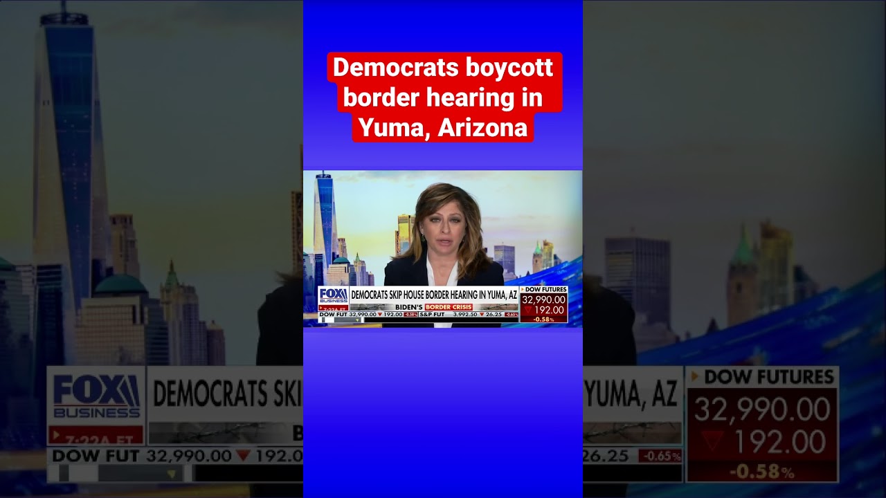 Democrats call GOP’s border hearing a ‘political stunt’ despite record migrant encounters #shorts