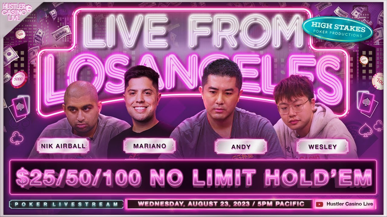 HIGH STAKES $25/50/100/200 w/ Wesley, Nik Airball, Andy, Mariano, Henry \u0026 JT