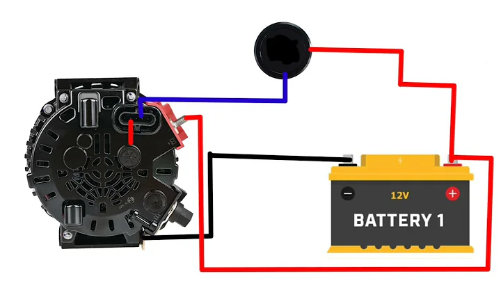5 pin alternator wiring diagram | how to connection 5 pin alternator | car alternator wiring diagram