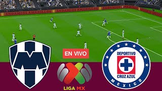 [EN VIVO] Monterrey vs Cruz Azul. Liga MX Clausura 2024 Partido completo - Videojuego