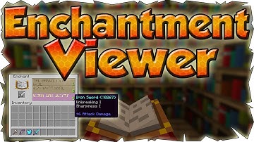 English Text! | EnchantView Mod | Minecraft Mod Showcase