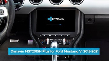 Ford Mustang VI ab 2015 mit 8-Zoll Monitor Dynavin Android Radio Navi Einbau D9-MST2015H Plus