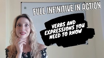 Full Infinitive Made Easy | Your Grammar Cheat Sheet | Fransy Fancy English
