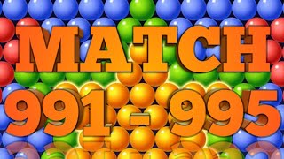 Level 991 - 995 🤩🤩|| Bubble Shooter Gameplay 🔥|| #viral