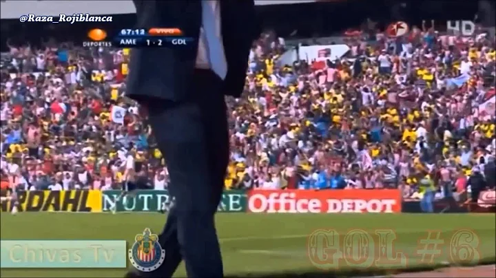 Todos los goles de Rafa Mrquez Lugo en Chivas (22)