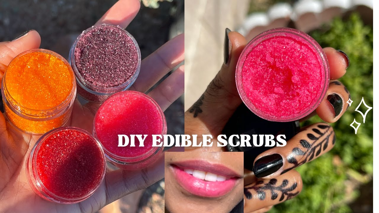 DIY Lip scrub for soft plumped lips YouTube