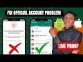 You need the official whatsapp to use this account solution  solve gbfmyo whatsapp not opening