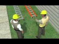 Electrocución/Trabaje de manera segura con escaleras cerca de líneas eléctricas aéreas