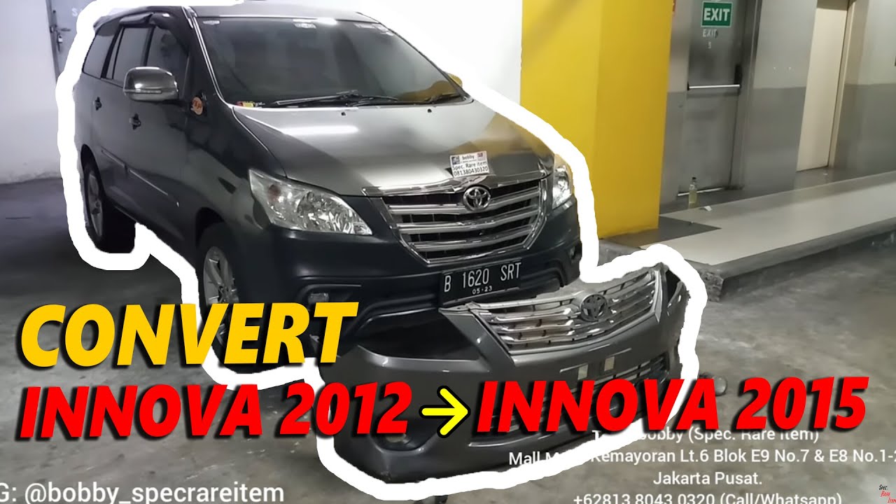 UPGRADE Toyota Innova 2012 Ke Tampilan Innova 2014 15 YouTube