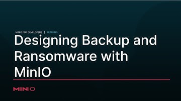 Designing Backup and Ransomware Architectures with MinIO and #Veeam Intro #ObjectStorage #multicloud