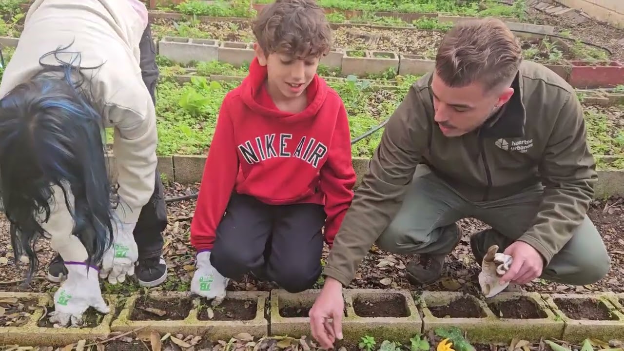 Nos gusta el huerto.
