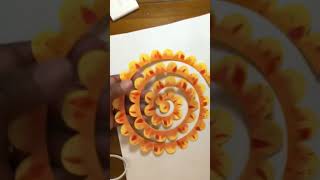 How to Print and Cut Tiger Striped Rolled Paper Rose Flowers