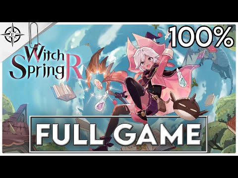 WITCHSPRING R Gameplay 100% Walkthrough (All Quests) FULL GAME - No Commentary