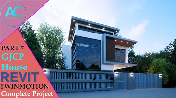 GJCP House | Part 7 | Complete Step By Step Project | Revit and Twinmotion Tutorial
