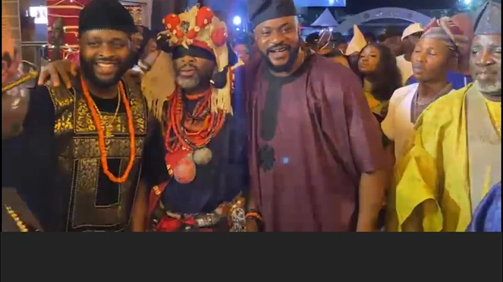 ODUNLADE ADEKOLA, OGA BELLO,  IBRAHIM CHATTA , TOYOSI AT JAGUN JAGUN MOVIE PREMIERE BY FEMI ADEBAYO