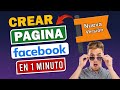 Como Crear una Pagina en Facebook 2021 I Nueva Versión