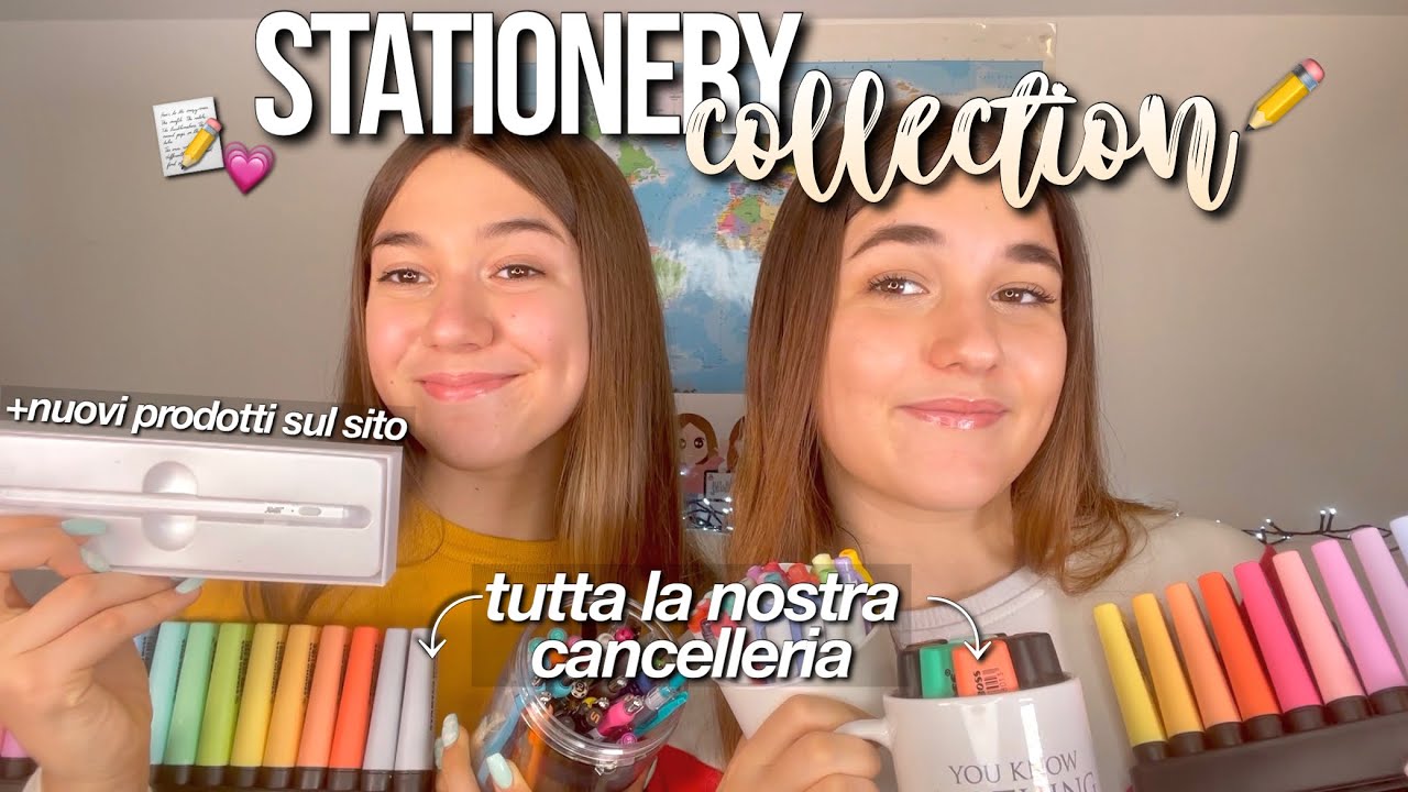 STATIONERY COLLECTION pt 1💓✏️// + lancio 2 nuovi prodotti stationery sul nostro sito