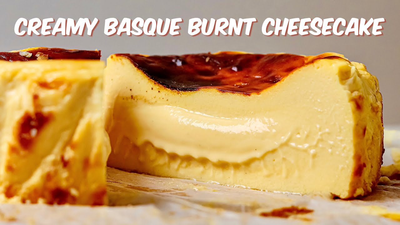 Баскский чизкейк – знаменитый подгоревший чизкейк родом из Испании 🇪🇸 | Тарта де Кесо
