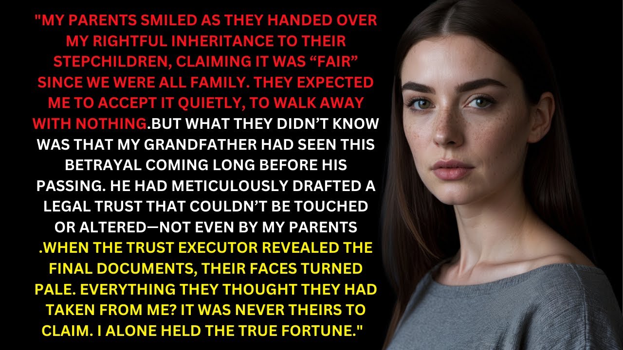 My Parents Gave My Inheritance to Stepchildren—Then the Executor Revealed Grandpa’s Real Plan