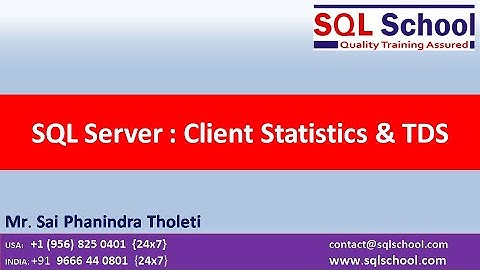 Do you know what are TDS Packets in SQL Server?  Get Client Statistics with SSMS in this video