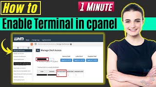 How to enable terminal in cpanel 2024