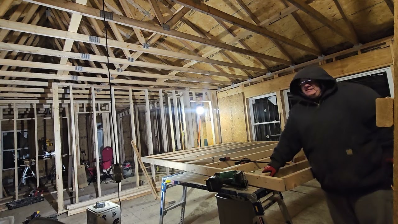 Final wall going up