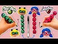 ♥ DIY: Bolígrafos de Chat Noir y Ladybug || Miraculous Ladybug Pens ♥