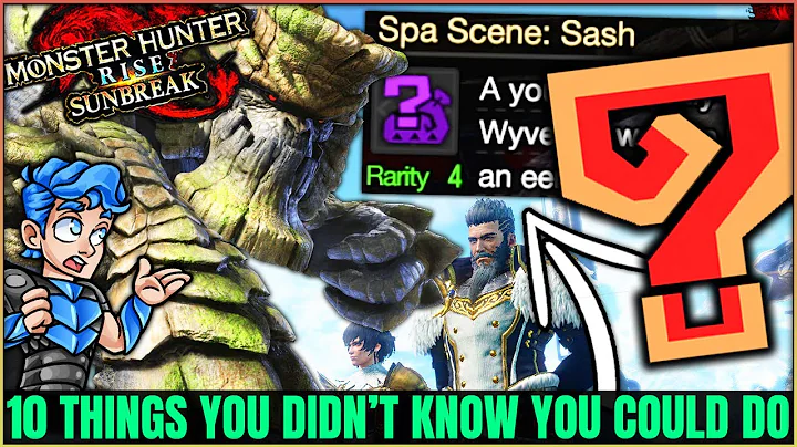 10 More Secrets You Didn't Know About in Sunbreak - Tips & More - Monster Hunter Rise Sunbreak!