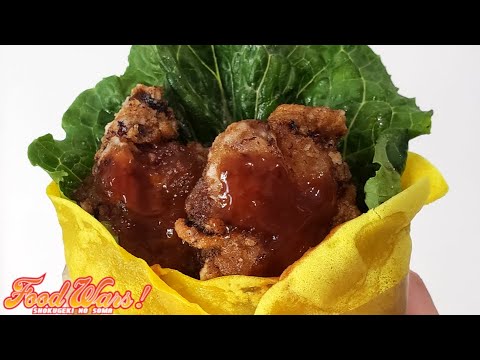 Karaage Japanese Fried Chicken Roll From Shokugeki No Soma Youtube Karaage Japanese Fried Chicken Roll From Shokugeki No Soma Youtube